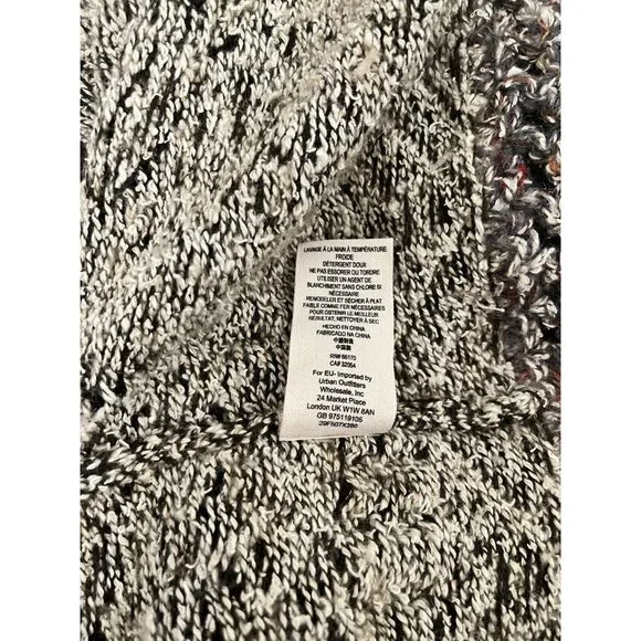 FREE PEOPLE KAI TASSEL HOODED CARDIGAN XS BOHO RUSTIC INDIE COTTAGECORE - Picture 7 of 9